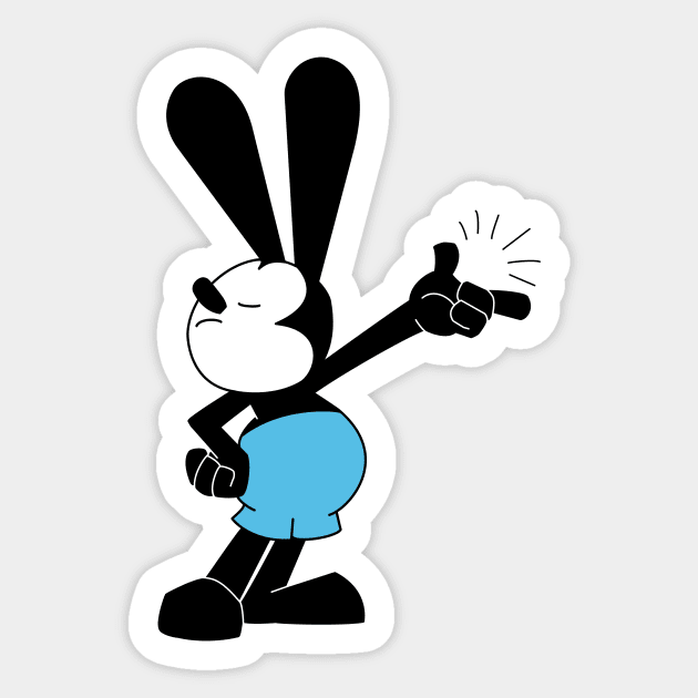 Sassy Oswald Sticker by NoirPineapple